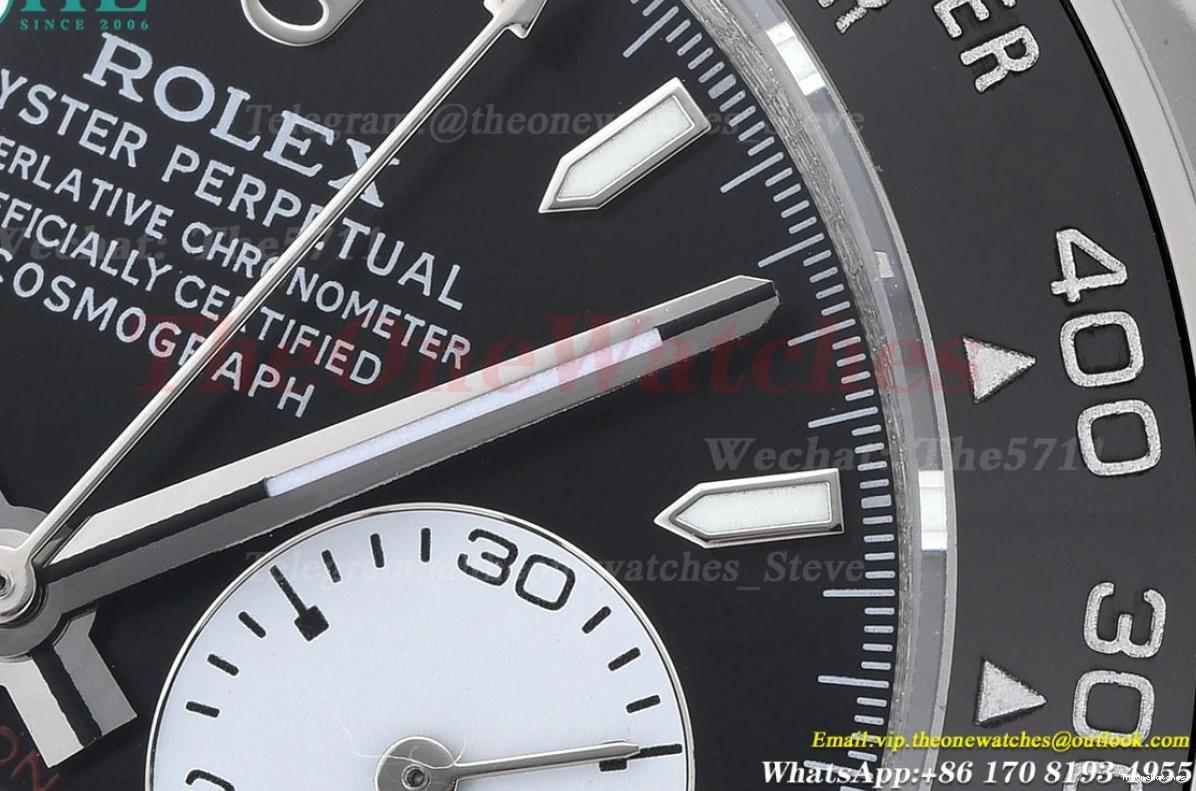 SS 40mm A3836 White Black GDF Daytona SS 1230